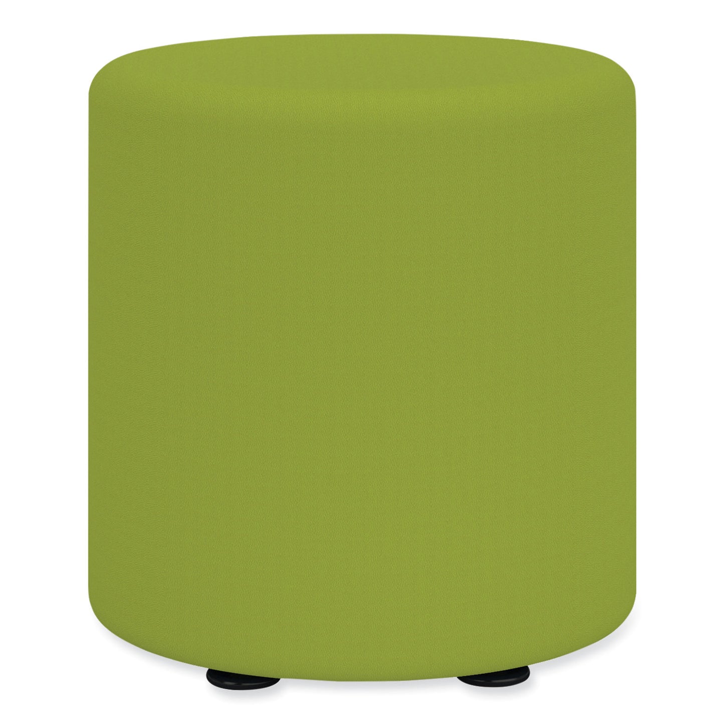 Safco Learn Cylinder Vinyl Ottoman, 15" dia x 18"h, Green (8122GV)