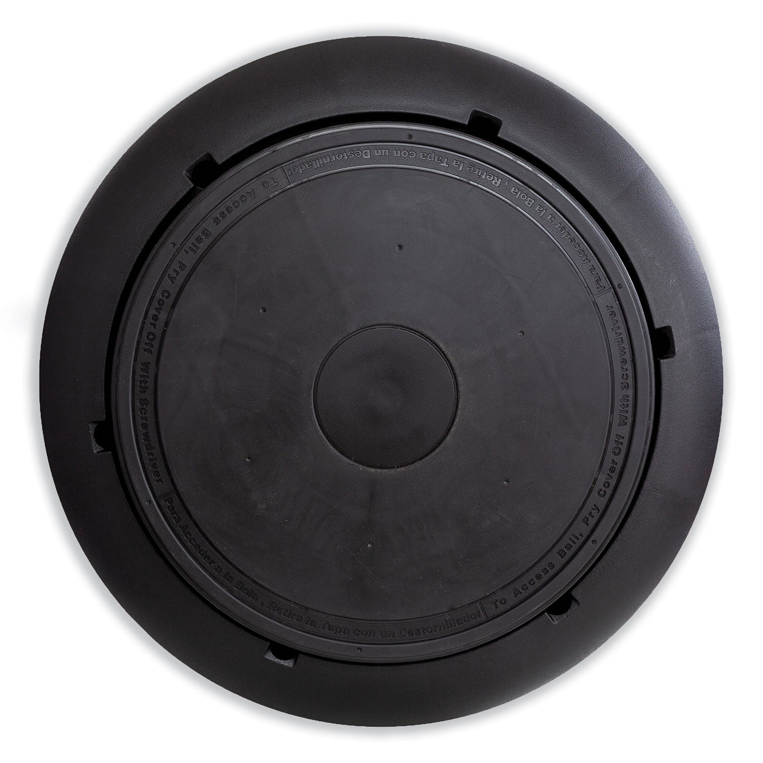 Safco Runtz Swivel Ball Chair, Backless, Supports Up to 250 lb, Red Vinyl (4761RV)