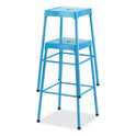 Safco Steel Bar Stool, Backless, Supports Up to 275 lb, 29" Seat Height, Baby Blue Seat, Baby Blue Base (6606BU)