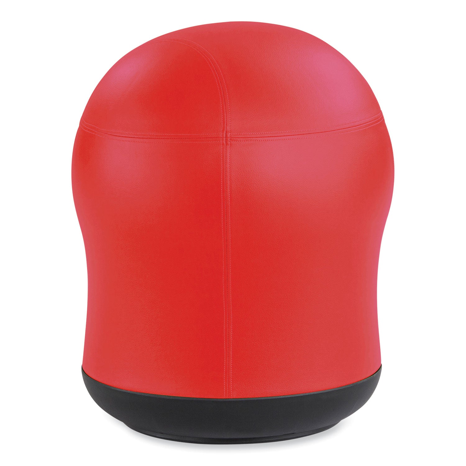 Safco Zenergy Swivel Ball Chair, Backless, Supports Up to 250 lb, Red Vinyl (4760RV)