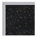 Ghent Aluminum-Frame Recycled Rubber Bulletin Boards, 36 x 24, Confetti Surface, Satin Aluminum Frame (ATR23CF)