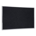 Ghent Aluminum-Frame Recycled Rubber Bulletin Boards, 36 x 24, Confetti Surface, Satin Aluminum Frame (ATR23CF)