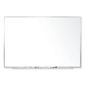 Ghent Magnetic Porcelain Whiteboard with Satin Aluminum Frame, 36 x 24, White Surface (M1231)