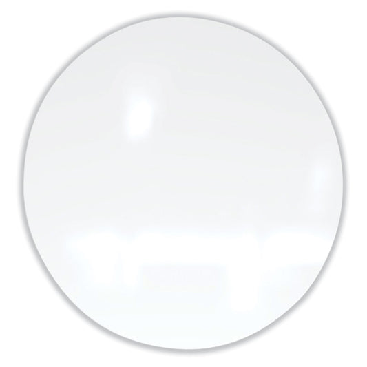 Ghent Coda Low Profile Circular Non-Magnetic Glassboard, 24 Diameter, White Surface (CDAGN24WH)