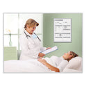 Ghent Patient Room Magnetic Whiteboard, 18.5 x 24.5, White/Gray Surface, Satin Aluminum Frame (GRPM311P18)