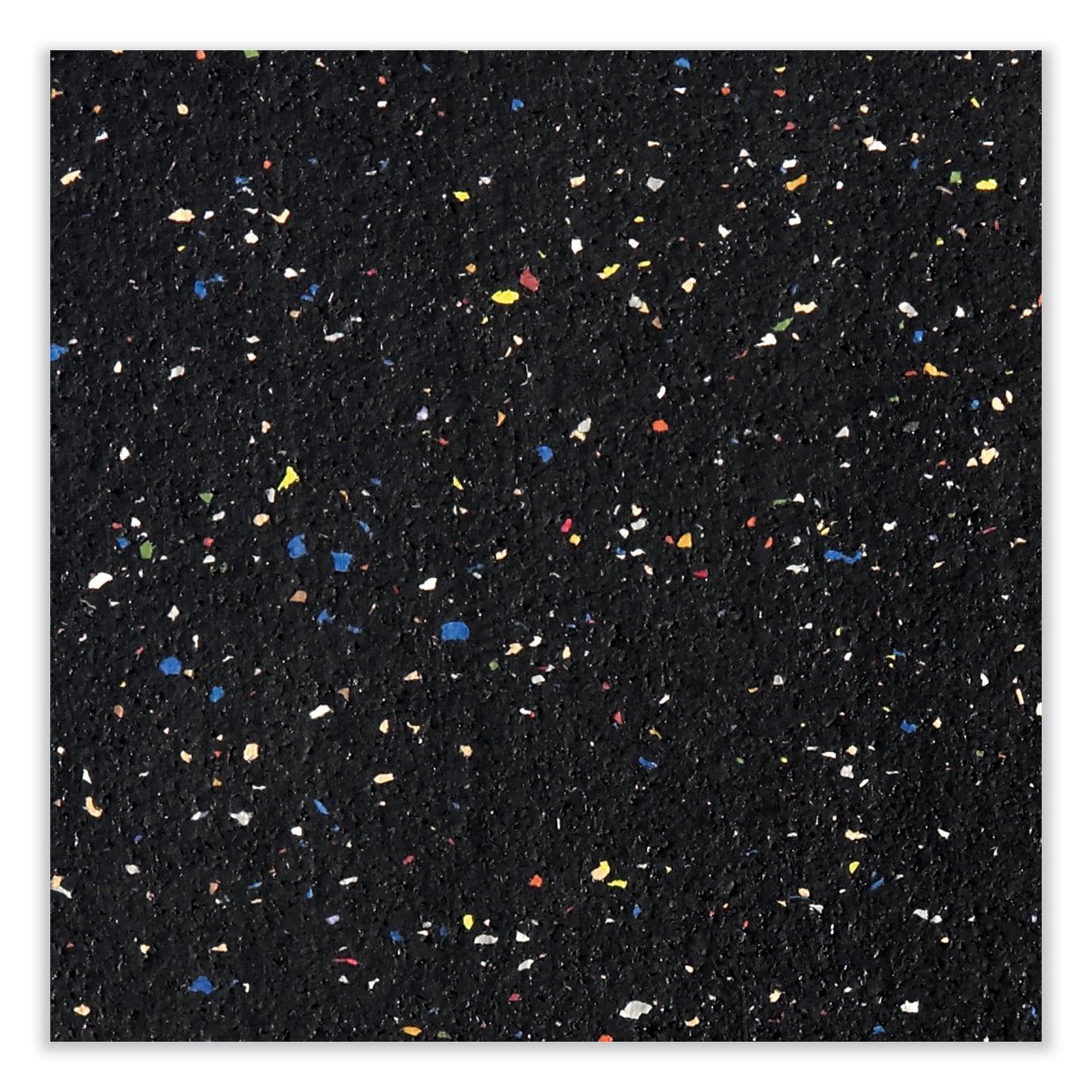 Ghent Aluminum-Frame Recycled Rubber Bulletin Boards, 36 x 24, Confetti Surface, Satin Aluminum Frame (ATR23CF)