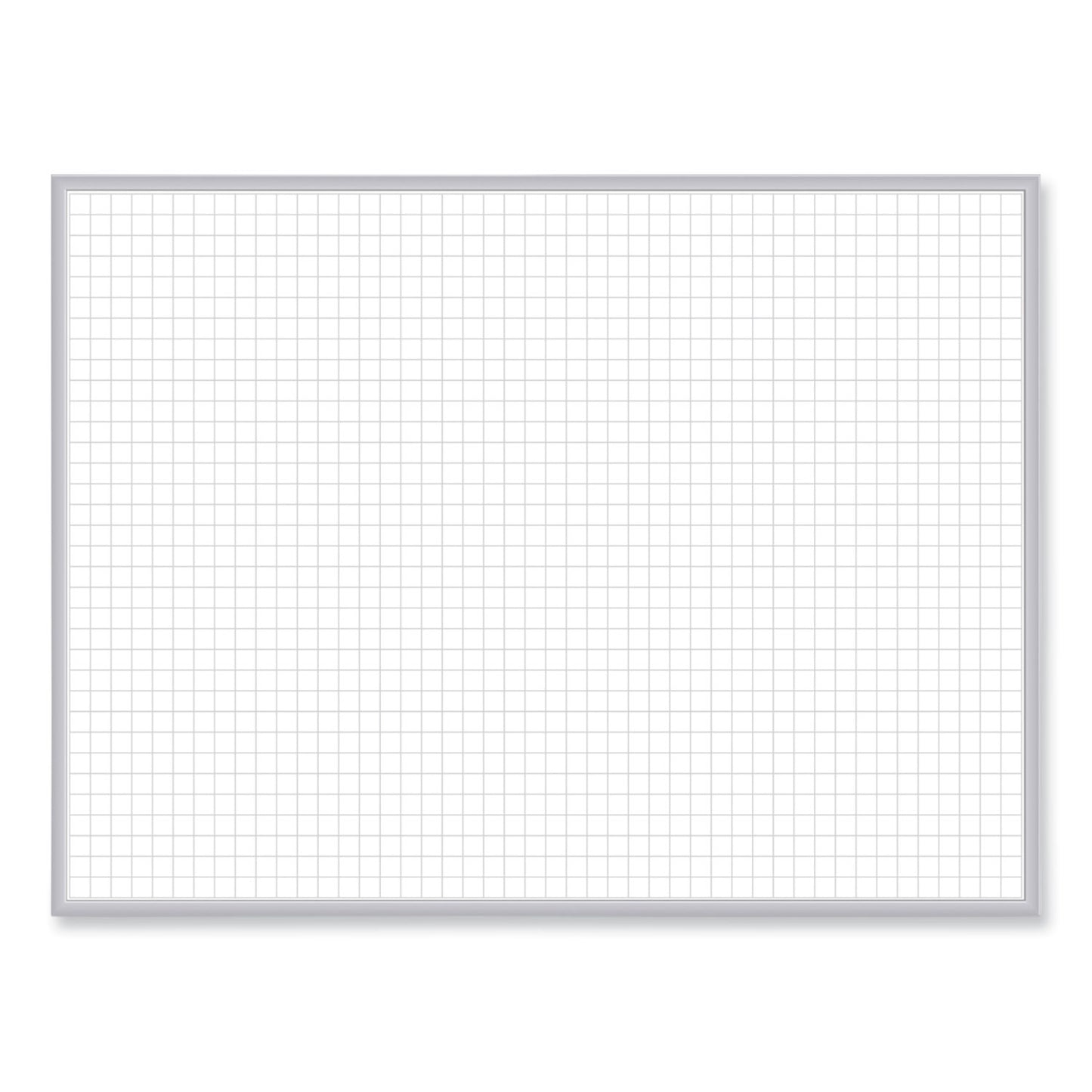 Ghent Non-Magnetic Whiteboard with Aluminum Frame, 36 x 23.81, White Surface, Satin Aluminum Frame (M2231)