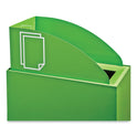 Safco Mixx Recycling Center Lid, Topper Style, 9.87w x 19.87d x 0.62h, Green (9449GN)