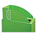 Safco Mixx Recycling Center Lid, Topper Style, 9.87w x 19.87d x 0.62h, Green (9449GN)