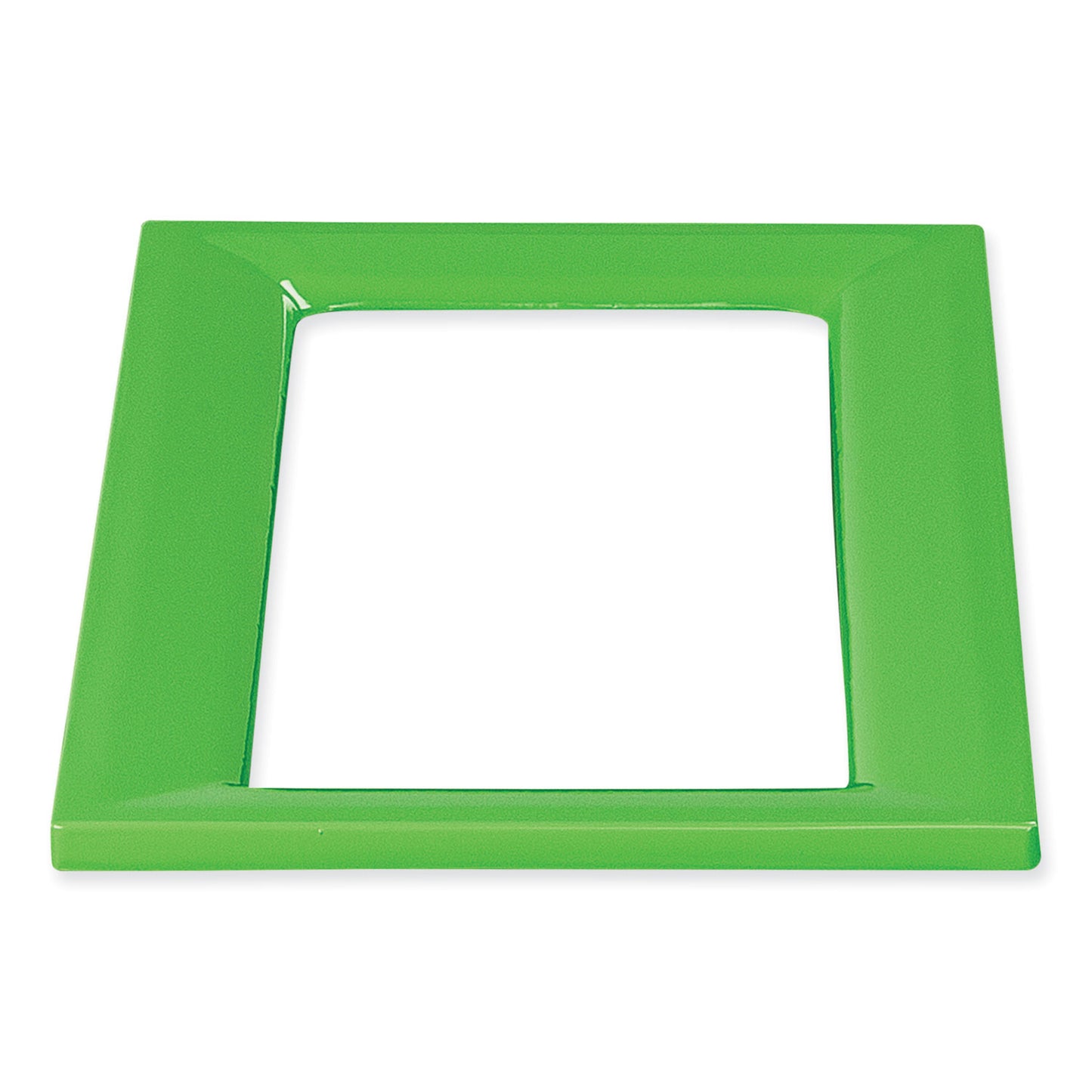 Safco Mixx Recycling Center Lid, 9.87w x 19.87d x 0.82h, Green (9450GN)