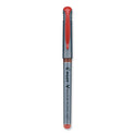 Pilot V Razor Point Liquid Ink Porous Point Pen, Stick, Extra-Fine 0.5 mm, Red Ink, Gray/Translucent Red Barrel, Dozen (11022)