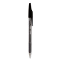Pilot Better Ballpoint Pen, Stick, Fine 0.7 mm, Black Ink, Smoke Barrel, Dozen (35011)
