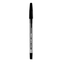 Pilot Better Ballpoint Pen, Stick, Fine 0.7 mm, Black Ink, Smoke Barrel, Dozen (35011)