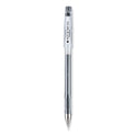 Pilot G-TEC-C Ultra Gel Pen, Stick, Extra-Fine 0.4 mm, Black Ink, Clear/Black Barrel, Dozen (35491)