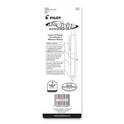 Pilot Dr. Grip Center of Gravity Ballpoint Pen, Retractable, Medium 1 mm, Black Ink, Silver/Charcoal Grip Barrel (36180)