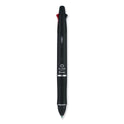 Pilot Dr. Grip 4 + 1 Multi-Color Ballpoint Pen/Pencil, Retractable, 0.7 mm Pen/0.5mm Pencil, Black/Blue/Green/Red Ink, Black Barrel (36220)