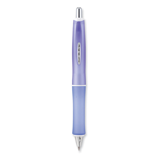 Pilot Dr. Grip Frosted Advanced Ink Ballpoint Pen, Retractable, Medium 1 mm, Black Ink, Purple Barrel (36250)