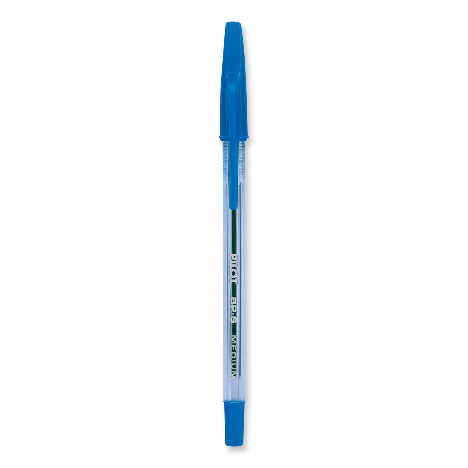 Pilot Better Ballpoint Pen, Stick, Medium 1 mm, Blue Ink, Translucent Blue Barrel, Dozen (36711)