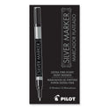Pilot Creative Art and Crafts Marker, Extra-Fine Brush Tip, Silver (41801)