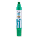 Pilot Jumbo Refillable Permanent Marker, Broad Chisel Tip, Green (45400)