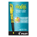 Pilot FriXion Light Erasable Highlighter, Yellow Ink, Chisel Tip, Yellow/Black Barrel, Dozen (46502)