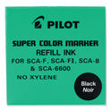 Pilot Plumix Fountain Pen Refill Cartridge, Black Ink, 12/Box (69100)