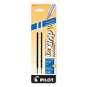Pilot Refill for Dr. Grip, Easytouch, The Better, B2P and Rex Grip BeGreen Ballpoint Pens, Medium Conical Tip, Blue Ink, 2/Pack (77228)