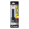 Refill for Pilot B2P, Dr Grip, G2, G6, MR Metropolitan, Precise BeGreen and Q7 Gel Pens, Fine Tip, Red Ink, 2/Pack (77242)