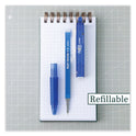 Refill for Pilot Precise V7 RT Rolling Ball, Fine Conical Tip, Blue Ink, 2/Pack (77279)
