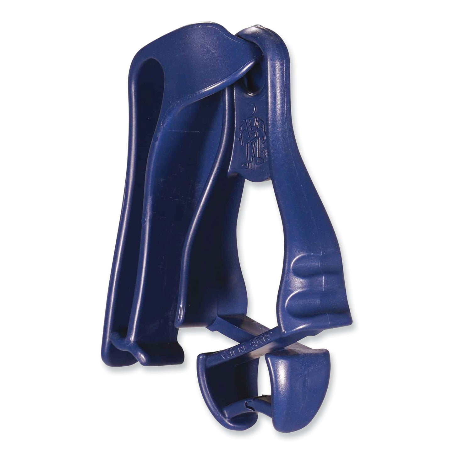 ergodyne Squids 3405MD Metal Detectable Belt Clip Glove Clip Holder, 1 x 1 x 6, Acetal Copolymer, Deep Blue (19142)