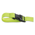 ergodyne Squids 3150 Elastic Lanyard with Buckle, 2 lb Max Working Capacity, 18" to 48" Long, Lime (19150)