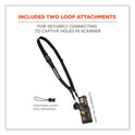 ergodyne Squids 3134 Barcode Scanner Lanyard Sling, 28" to 66" Long, Black (19166)