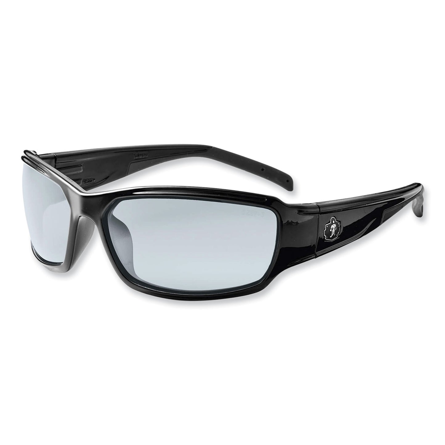 ergodyne Skullerz Thor Safety Glasses, Black Nylon Impact Frame, Indoor/Outdoor Polycarbonate Lens (51080)