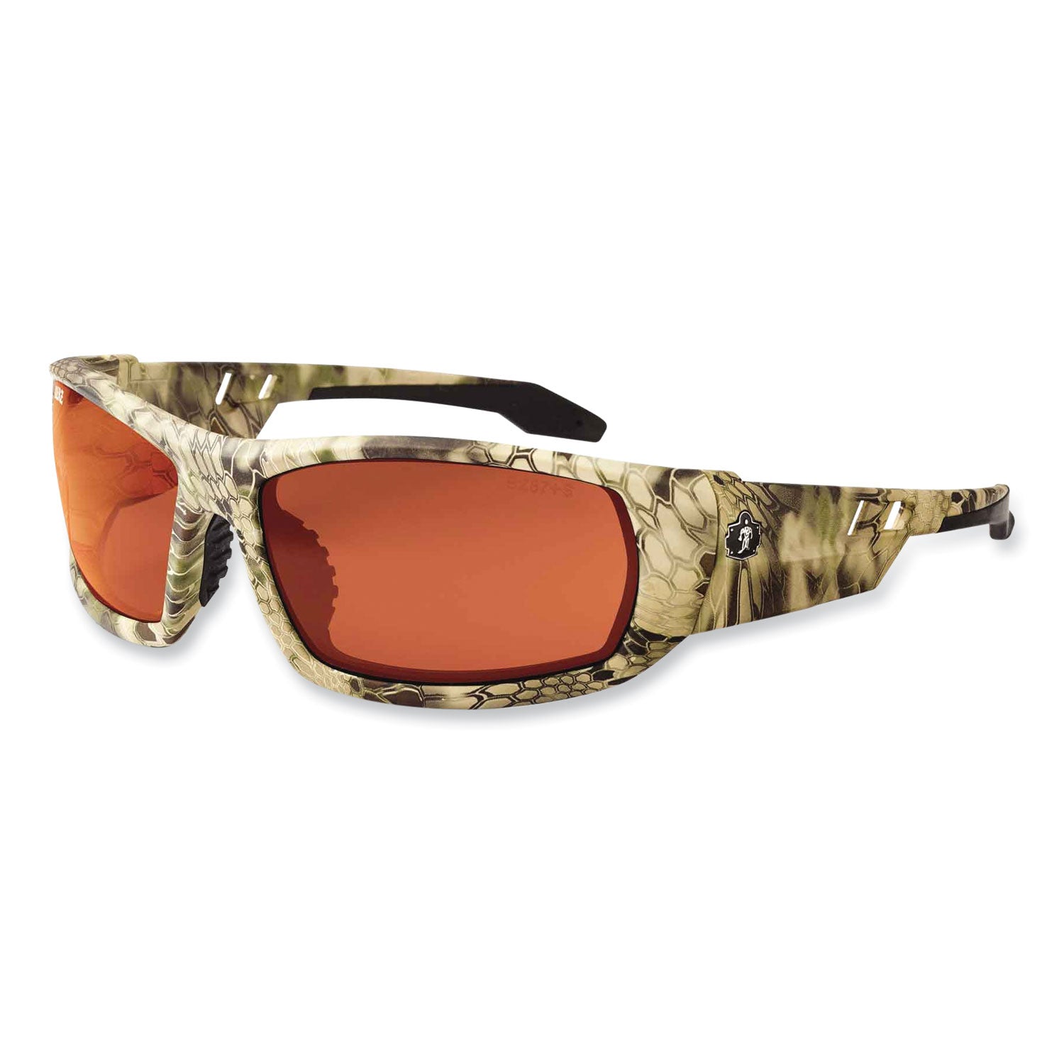 ergodyne Skullerz Odin Safety Glasses, Kryptek Highlander Nylon Impact Frame, Polrizd Copper Polycarbonate Lens (50321)