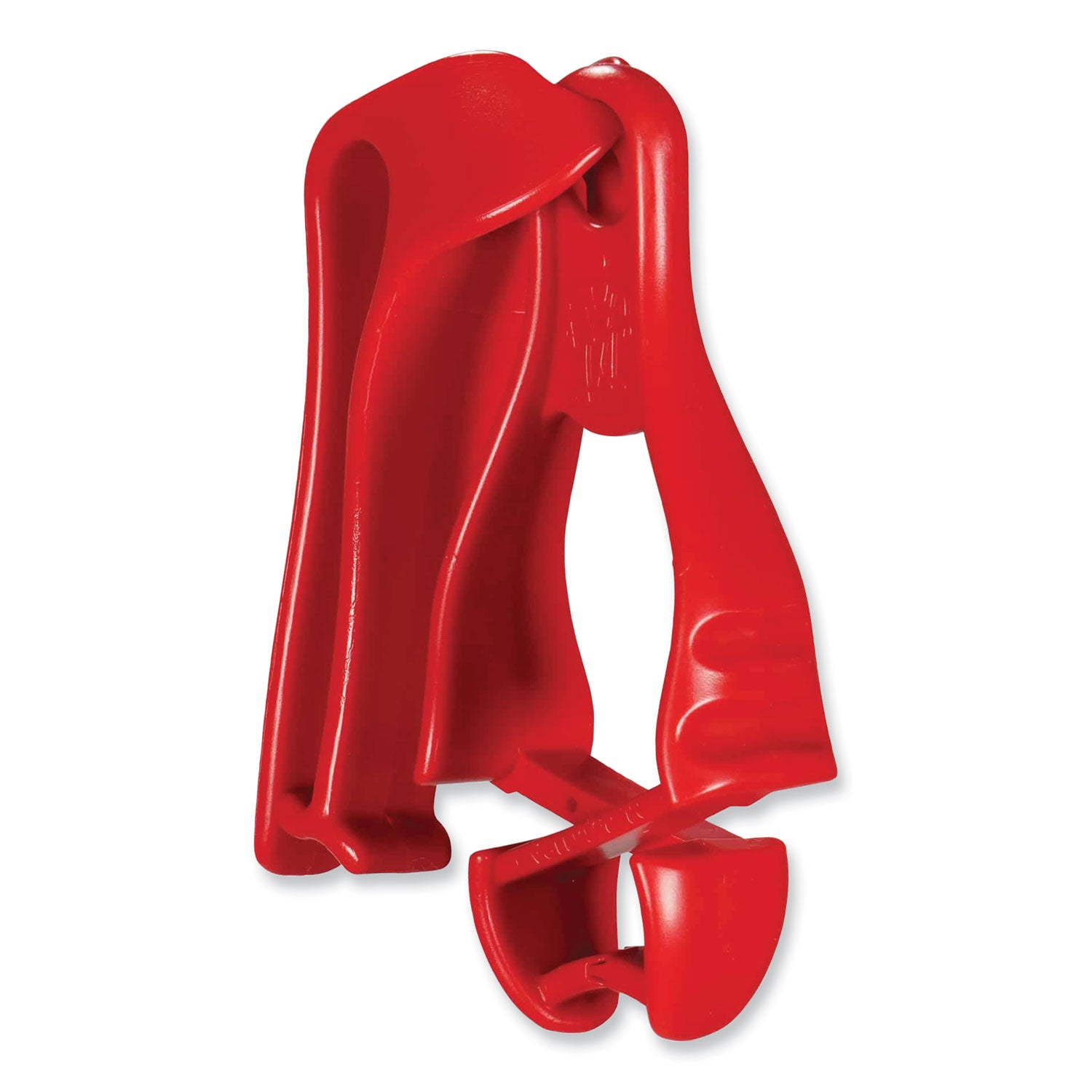 ergodyne Squids 3405 Belt Clip Glove Clip Holder, 1 x 1 x 6, Acetal Copolymer, Red (19123)