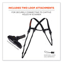 ergodyne Squids 3132 Barcode Scanner Lanyard Harness, Small: 13" Arm Strap, 32" Long Lanyard Strap, Black (19163)