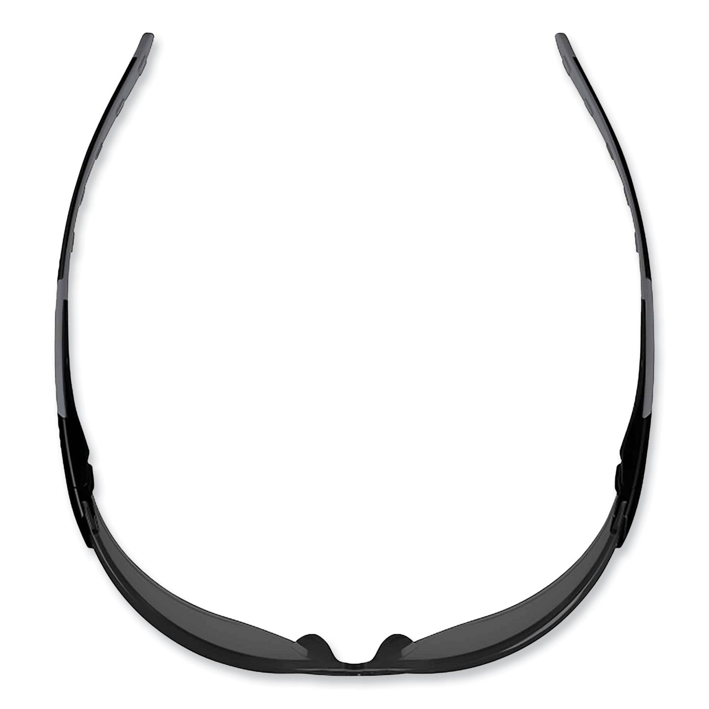 ergodyne Skullerz Saga Frameless Safety Glasses, Matte Black Nylon Impact Frame, Smoke Polycarbonate Lens (59130)