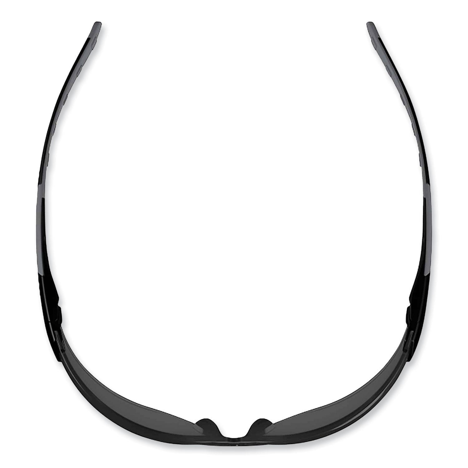 ergodyne Skullerz Saga Frameless Safety Glasses, Matte Black Nylon Impact Frame, Smoke Polycarbonate Lens (59130)