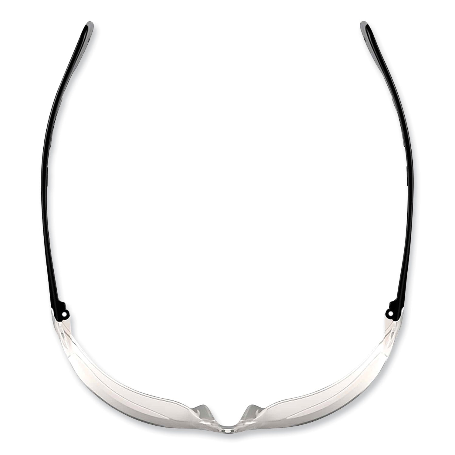 ergodyne Skullerz Vali Frameless Safety Glasses, Black Nylon Impact Frame, Anti-Fog Clear Polycarbonate Lens (59203)