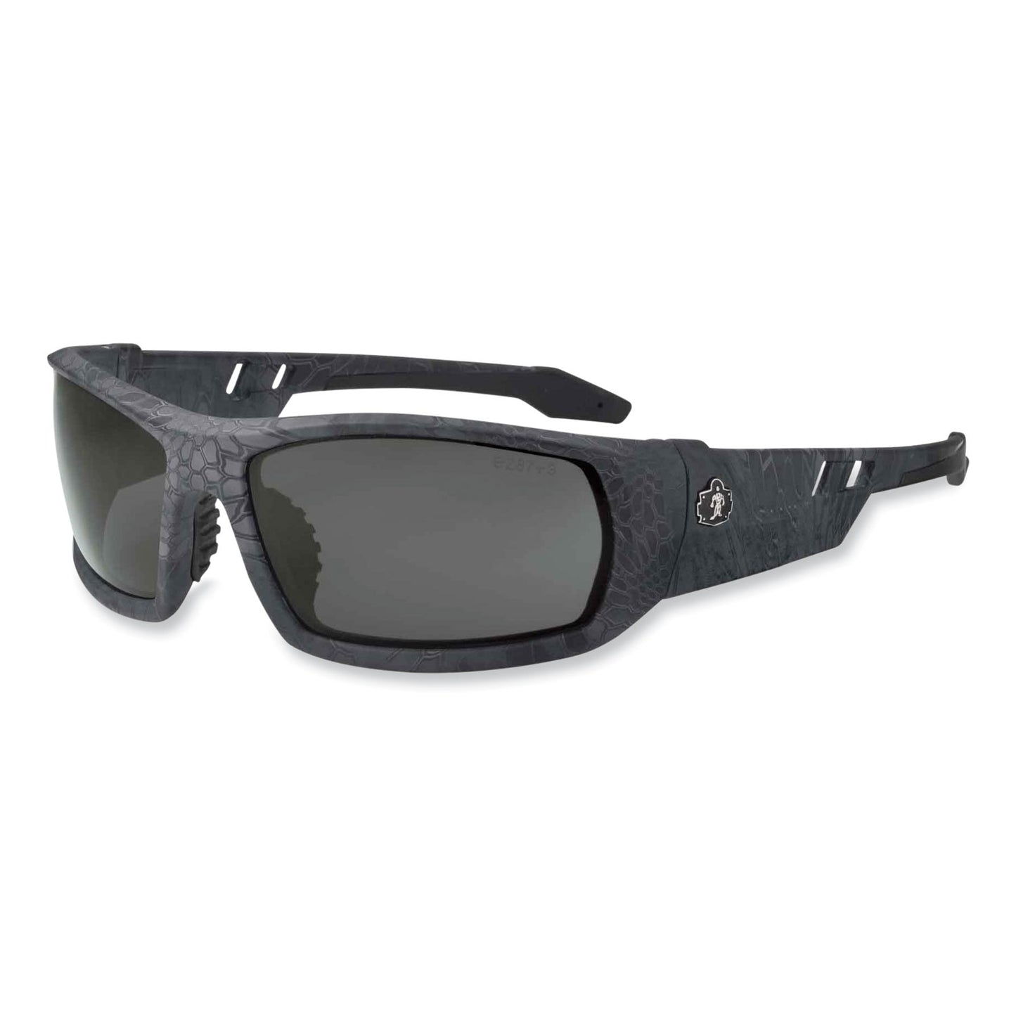 ergodyne Skullerz Odin Safety Glasses, Kryptek Typhon Nylon Impact Frame, Polarized Smoke Polycarbonate Lens (50531)