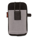 ergodyne Squids 5544 Phone Style Scanner Holster with Belt Clip and Loops, 1 Compartment, 3.75 x 1.25 x 6.5, Gray (19187)