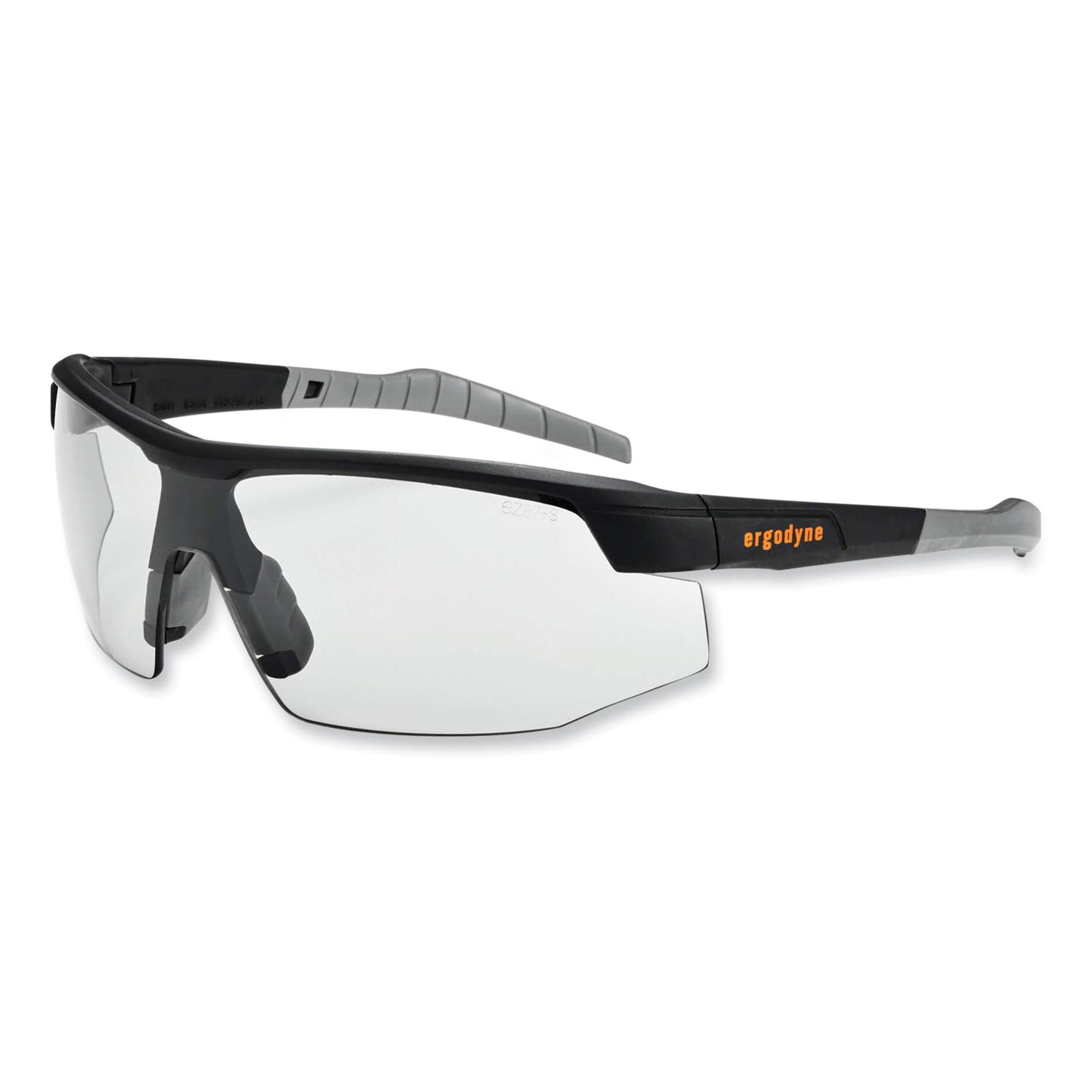 ergodyne Skullerz Skoll Safety Glasses, Black Nylon Impact Frame, Anti-Fog, Indoor/Outdoor Polycarbonate Lens (59083)