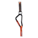 ergodyne Squids 3148 Tool Lanyard with XL Carabiner + Threaded Loop, 80 lb Max Working Capacity, 76" Long, Orange/Black (19148)