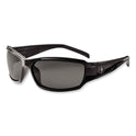 ergodyne Skullerz Thor Safety Glasses, Black Nylon Impact Frame, Anti-Fog Smoke Polycarbonate Lens (51033)