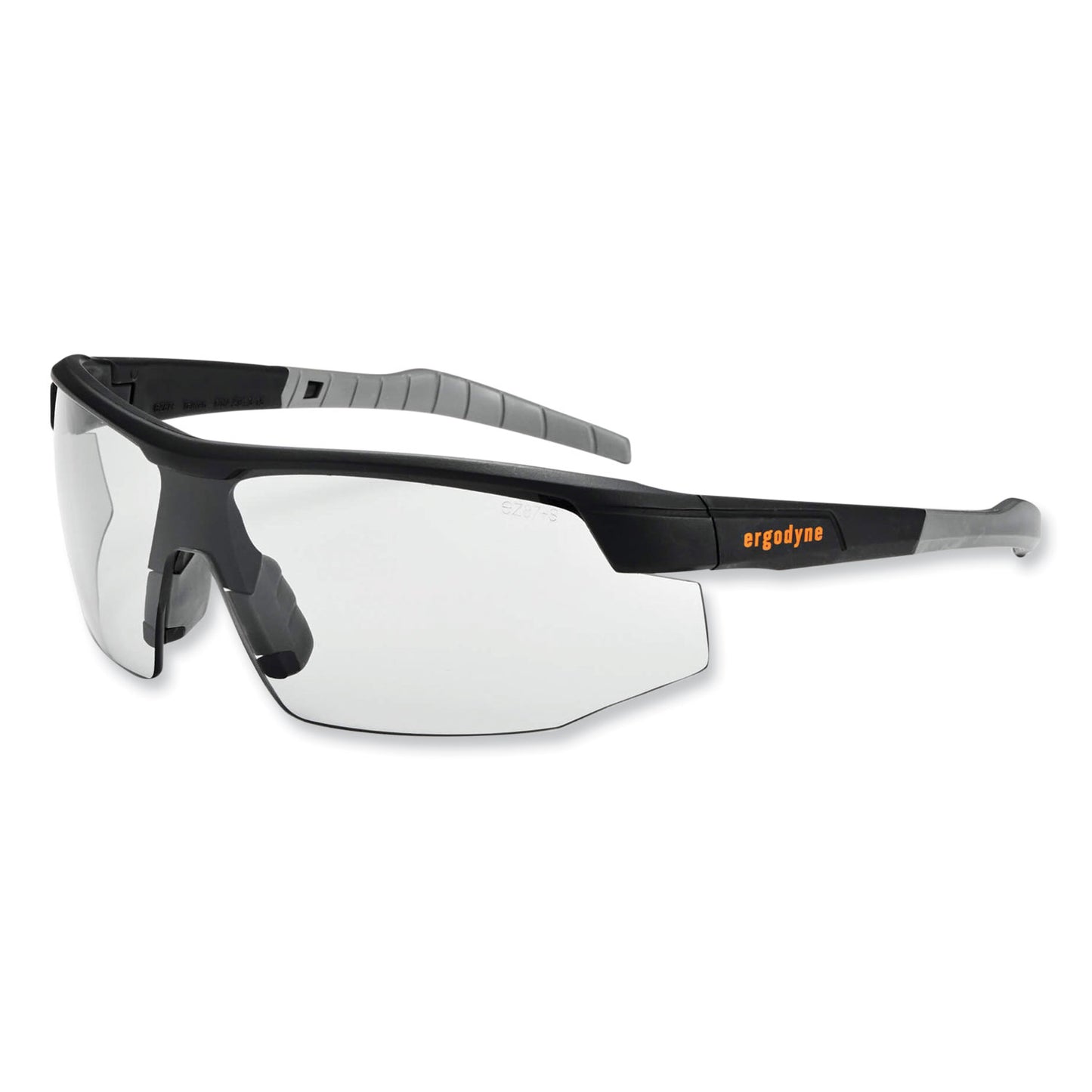 ergodyne Skullerz Skoll Safety Glasses, Matte Black Nylon Impact Frame, Indoor/Outdoor Polycarbonate Lens (59080)