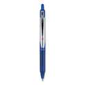 Pilot VBall RT Liquid Ink Roller Ball Pen, Retractable, Fine 0.7 mm, Blue Ink, Blue/White Barrel (26207)