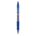 Pilot G2 Premium Gel Pen, Retractable, Fine 0.7 mm, Blue Ink, Smoke/Blue Barrel, 2/Pack (31032)