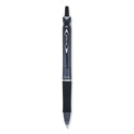 Pilot Acroball Colors Advanced Ink Hybrid Gel Pen, Retractable, Medium 1 mm, Black Ink, Smoke/Black Barrel (31821)