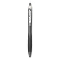 Pilot RexGrip BeGreen Ballpoint Pen, Retractable, Medium 1 mm, Black Ink, Smoke/Black Barrel, Dozen (32370)