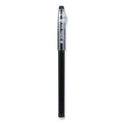 Pilot FriXion ColorSticks Erasable Gel Pen, Clipless Stick, Fine 0.7 mm, Black Ink, Black Barrel, Dozen (32465)